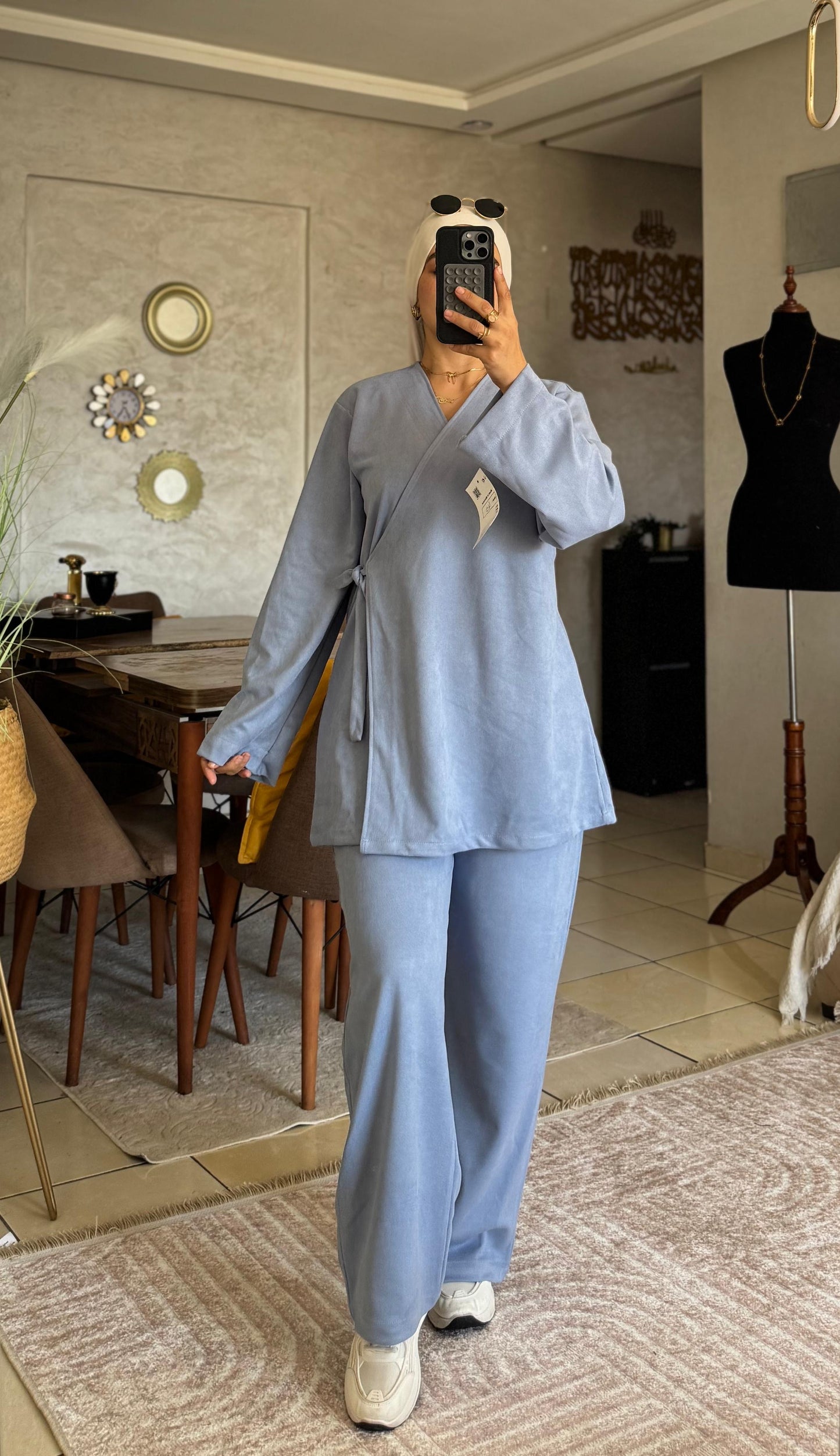 Ensemble Daim Croisé