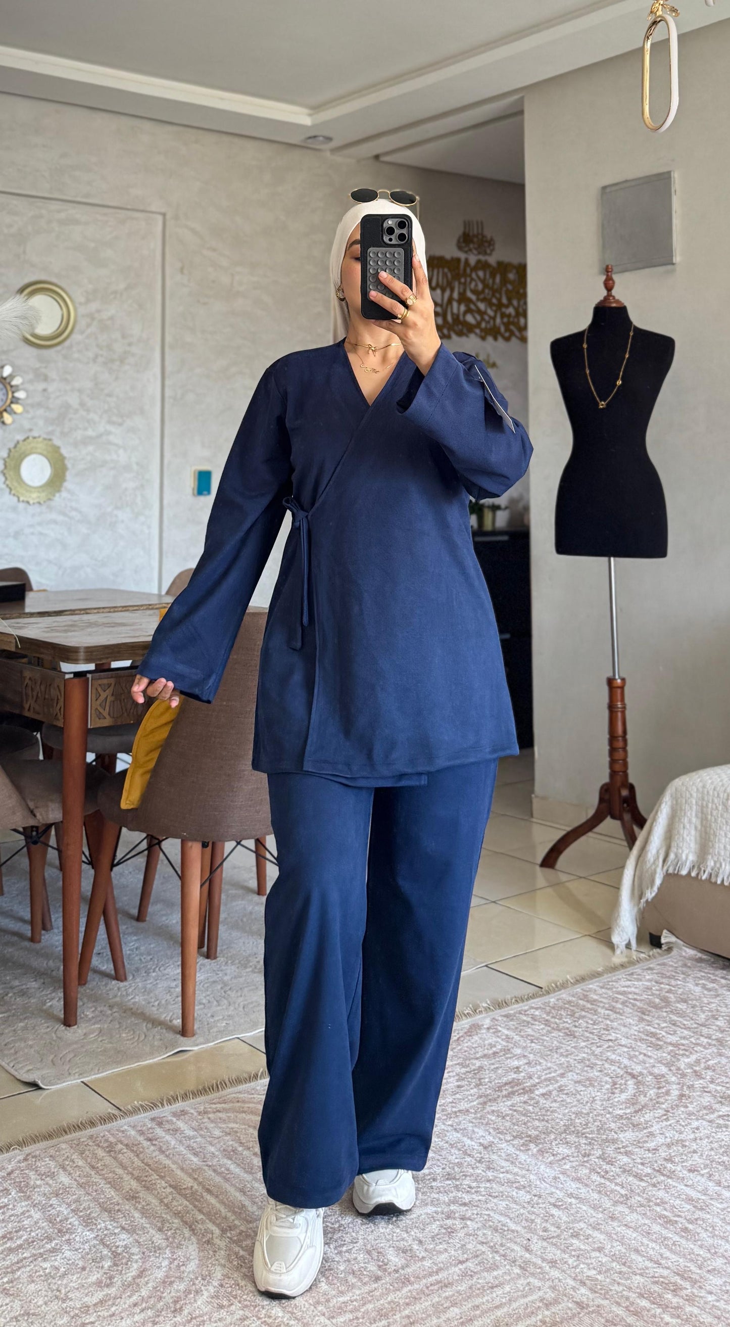 Ensemble Daim Croisé