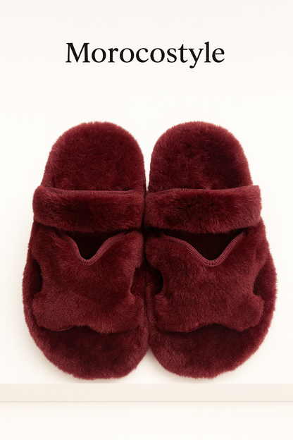 sandales slippers Fourrure