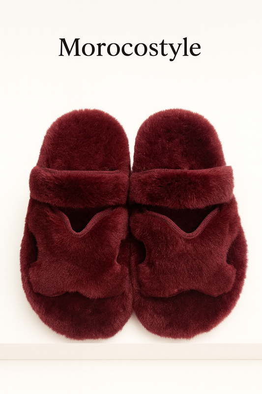 sandales slippers Fourrure