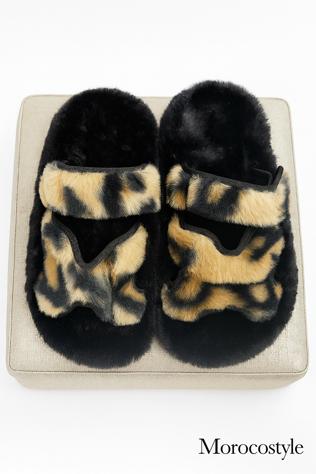 sandales slippers Fourrure